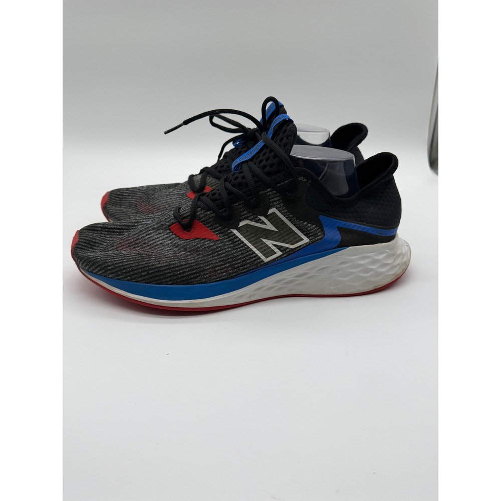 New Balance Fresh Foam Roav Mens Running Shoes Black Blue Red Size 12